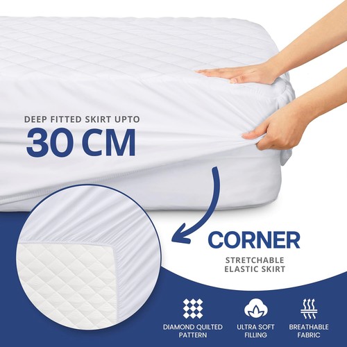 Extra deep quilted - quilted, mattress