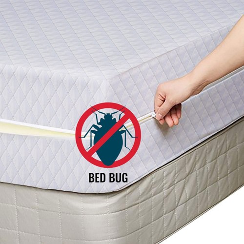 Zip quilted mattress cover - zip,