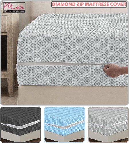 Zipped mattress protector - mattress, anti