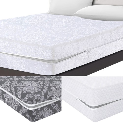 Zipped mattress protector anti - mattress,