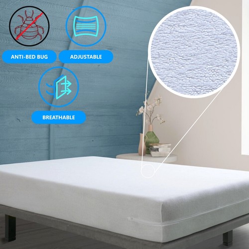 Zipped mattress protector anti - protector,