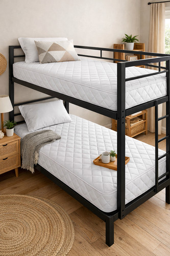 Bunk bed quilted mattress - bed,
