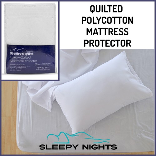 Quilted mattress protector - quilted,