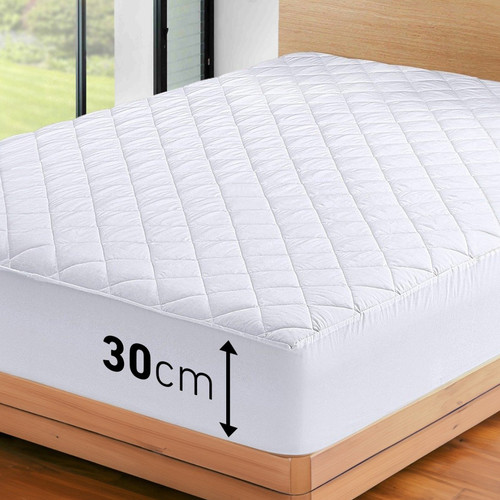 Quilted mattress protector - quilted,